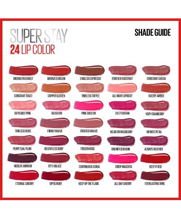 Maybelline Super Stay 24-Hour Liquid Lipstick & Lip Balm Set - City Ablaze - 2-Pack (930) - Buy Online on SooperMarket.com