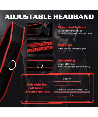 KTEBO Boxing Reflex Ball Headband Set - 4 Boxballen, 2 Adjustable Headbands - Improve Proficiency, Beginner Friendly - Boxing Gifts for Men - Buy Online on SooperMarket.com