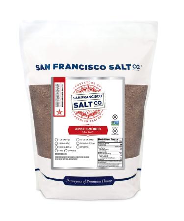 Applewood Smoked Sea Salt - 2 lb. Bag Fine Grain by San Francisco Salt Company