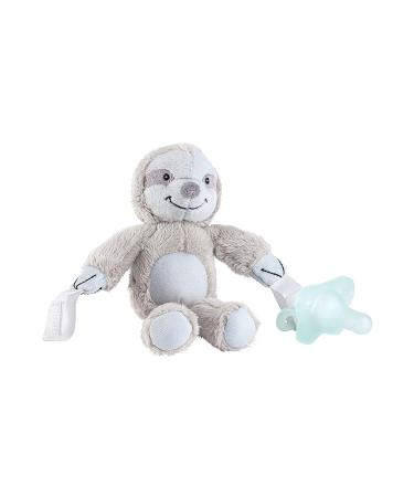Dr. Brown's Baby Lovey Sloth Pacifier Holder & Teether Clip with HappyPaci - 100% Silicone, 0-12m - Buy Online on SooperMarket.com