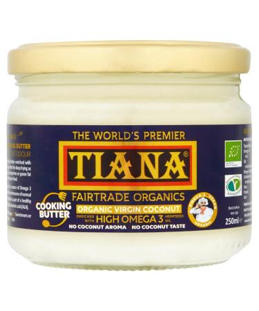 Tiana Organic High Omega 3 Coconut Butter 250 ml