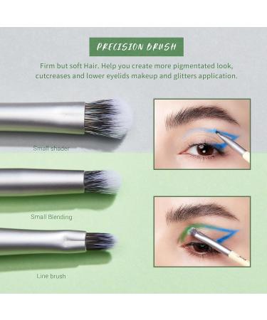 Jessup 8pcs Eyeshadow Brush Set | Premium Crujson-Free Eye Makeup Brushes | Blending, Concealer, Eyebrow, Eyeliner & Spoolie Kit T328 - Buy Online on SooperMarket.com