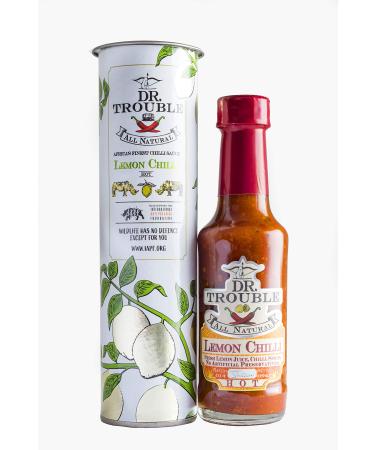 Dr Trouble Lemon Chilli Sauce HOT 125 ml Finest African Hot Sauce in a Tube Gift Box