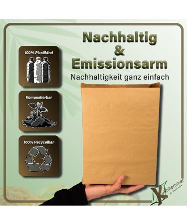 Kuhnhammer Organic Waste Bag 10L | 50 Stk Plastic-Free Tearproof Eco-Friendly Organic Garbage Bags - Buy Online on SooperMarket.com