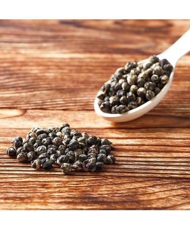 Tealyra - Imperial Jasmine Dragon Pearls - Loose Leaf Green Tea - Jasmine Green Tea with Pleasant Aroma and Tonic Effect - Best Chinese Green Tea - 200g (7-ounce) 200 g (Pack of 1) - Buy Online on SooperMarket.com
