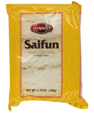 Dynasty SaiFun Bean Threads Noodles, 5.29-Ounce Bags (Pack of 12)
