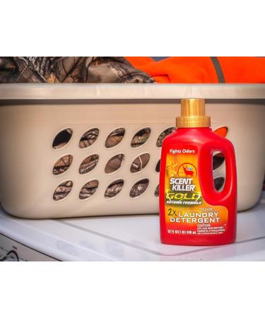 Scent Killer Gold Autumn Formula - Odor Eliminator Laundry Detergent for Hunting Gear | 32 oz | International Shipping - Buy Online on SooperMarket.com