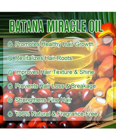 JCZQDRPC Batana Oil for Hair Growth & Skin Care | 100% Pure Essential Oil - 60ml for Hair Eyebrows & Eyelashes - Buy Online on SooperMarket.com
