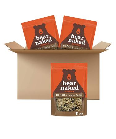 Granola Bear Naked Cacao Cashew Butter - Non-GMO  Fair-Trade  Gluten-Free (3 Pack) - 11oz - Buy Online on SooperMarket.com