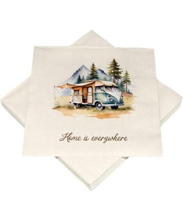 HEKU 100 napkins 3-layer 33x33cm Home is everywhere i sucking hard and practically packaged I wide selection I ideal for special occasions 33x33cm home is everywhere