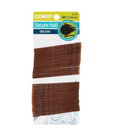 Extra Long Brown Bobby Pins  48 Piece
