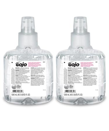 GOJO Clear & Mild Foam Handwash EcoLogo Certified 1200 mL Foam Hand Soap Refill for GOJO LTX-12 Touch-Free Dispenser (Pack of 2) - 1911-02 Fragrance Free 40.5 Fl Oz (Pack of 2)