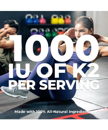 Max Strength Vitamin D3 + K2 1000 IU with MK-7 120mcg - D3 + K2 Vitamin for Heathy Strong Bones Teeth & Immune Support 120 Vegan Capsules 120 count (Pack of 1) - Buy Online on SooperMarket.com