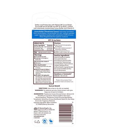 Palmers Cocoa Butter Ultimate Moisture Kit Unisex Lip Balm SPF 15 - 2 Count - Buy Online on SooperMarket.com