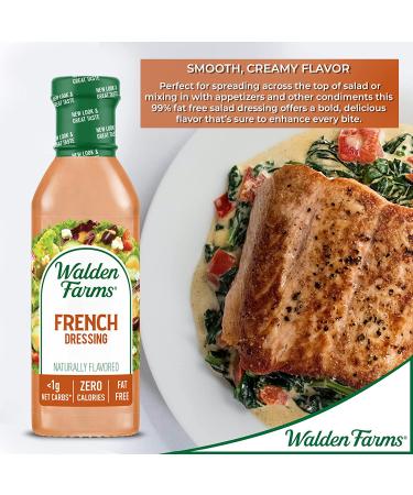 Walden Farms French Dressing - Calorie Free 12 fl oz | Low-Calorie Salad Dressing - Buy Online on SooperMarket.com