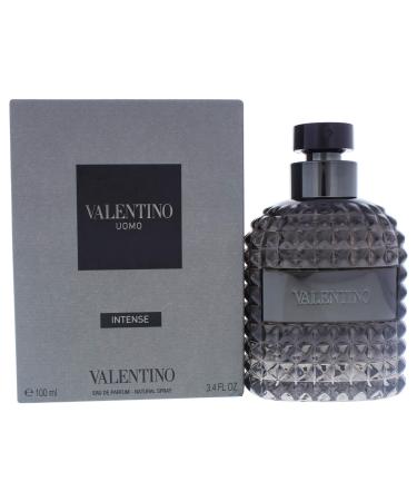 Valentino Uomo Intense for Men 3.4 oz Eau de Parfum Spray Fruity 3.4 Fl Oz (Pack of 1)