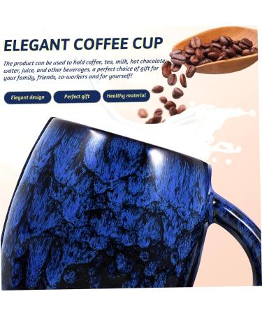 Zerodeko 3pcs Ceramic Coffee Mug The Office Mug Ceramic Cup Espresso Mug Porcelain Tea Japanese Coffee Mug Latte Art Cup Office Drinking Cup Ceramic Milk Cup Personal Cup Ceramics Vintage Bluex3pcs 13x13x12cmx3pcs - Buy Online on SooperMarket.com