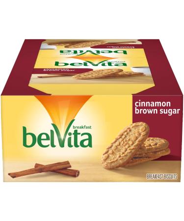 Belvita Breakfast Biscuits (4 Biscuits Per Pack) Cinnamon Brown Sugar 14.08 Oz (Pack of 8)