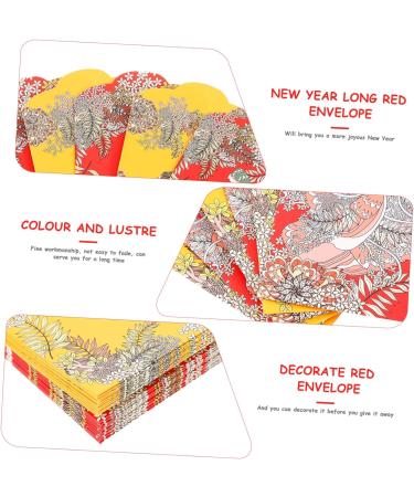 TEHAUX 20pcs Red Envelope Bag Year of Tiger Red Envelopes Japanese Money Envelopes Wedding Money Envolopes Japanese Hongbao Red Purse Wedding Money Bags Cute Cash Bag White Cardboard - Buy Online on SooperMarket.com