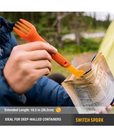 UCO Switch Spork 2-Piece Camping Utensil Set - Sandstone | Lightweight & Integrated Design - Buy Online on SooperMarket.com