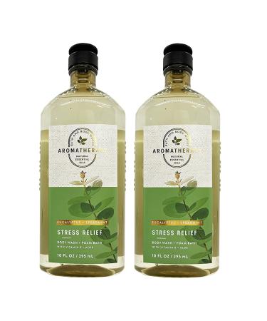 Bath and Body Works Aromatherapy Stress Relief Duo - Eucalyptus & Spearmint Shower Gel 10 Oz - Buy Online on SooperMarket.com