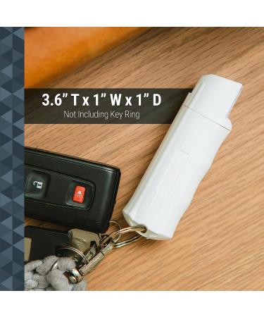 SABRE Pepper Spray with Glow in the Dark Case - 25 Bursts of Police Strength OC Spray - Quick Release Key Ring - Finger Grip - Twist Lock Safety - Buy Online on SooperMarket.com