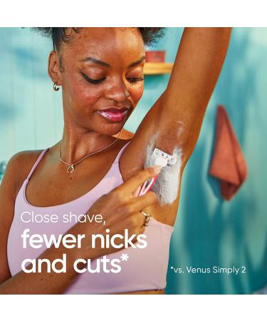 Gillette Venus Simply3 Disposable Razors for Women 8 Count - Close and Comfortable Shave - 8ct - Buy Online on SooperMarket.com