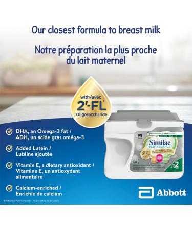 Similac Pro-Advance Step 2 Baby Formula Our Closest Formula to Breast Milk with 2 -FL Easy To Digest 6-24 Months Powder 584 g - Buy Online on SooperMarket.com