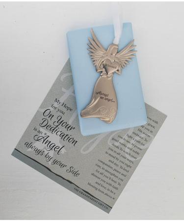 Dedication Gift Guardian Angel Medallion Ornament - Symbolic & Thoughtful Present - Buy Online on SooperMarket.com