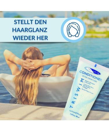 Triswim Anti-Chlorine Travel Set | Chlorine Removal Skin Care for Swimmers | Essential Anti-Chlorine Cosmetics (4x90ml) - Buy Online on SooperMarket.com