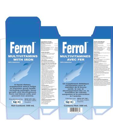Ferrol Multivitamins with Iron - Buy Online on SooperMarket.com