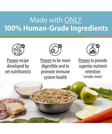 JustFoodForDogs Pantry Fresh Chicken & White Rice Wet Dog Food Pouches - Pack of 12 | Human Quality Ingredients | Natural & Ready to Serve Soft Food for Dogs - Buy Online on SooperMarket.com