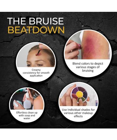 Narrative Cosmetics 6-Color Bruise Wheel - Professional SFX Cream Makeup Palette for Stage, Film, Costumes & Cosplay - Buy Online on SooperMarket.com