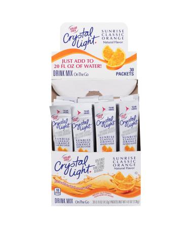 Crystal Light Sugar-Free Orange On-The-Go Powdered Drink Mix 120 Count