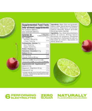 Cwench Hydration Electrolyte Ready To Drink Cherry Lime 12x500ml - Buy Online on SooperMarket.com