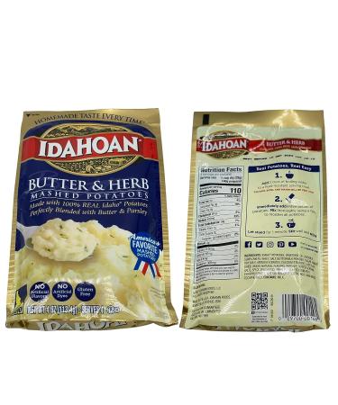 Instant Mashed Potatoes Bundle with Juniper Mart Recipe Card (Butter and Herb  Buttery Homestyle  Sour Cream and Chive  Four Cheese) - Buy Online on SooperMarket.com