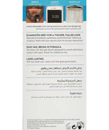 Just for Men M55 Real Black Moustache & Beard Dye - 1 Count - Buy Online on SooperMarket.com