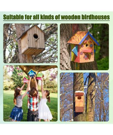 2 Sets of Bird House Brackets Steel Rust Proof Bird House Mounting Post Bracket with Screw and Drywall Anchor Bird House Hanger Fixing Bracket Mounting Plate for Securing Bird Houses Nesting Boxes - Buy Online on SooperMarket.com