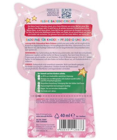 Tetesept Kinder Bathing Pass My Unicorn Foam Bath - Nourishing Strawberry Fragrance for Kids | 15 Pack - International Shipping Available - Buy Online on SooperMarket.com