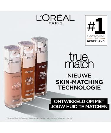 L'Oreal Paris True Match Hyaluronic Acid Infused Liquid Foundation 1C 30ml - Buy Online on SooperMarket.com