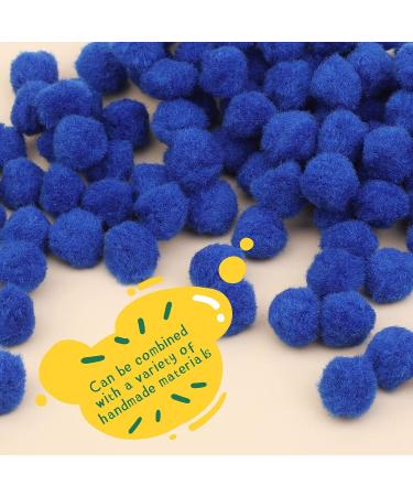 150 Blue 1 Inch Pom Poms for Crafts - Creative Decorations & DIY Projects - Buy Online on SooperMarket.com