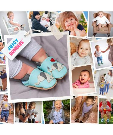 Soft Sole Leather Baby Shoes for Boys and Girls (6-12 Months) | Elovephant - Buy Online on SooperMarket.com