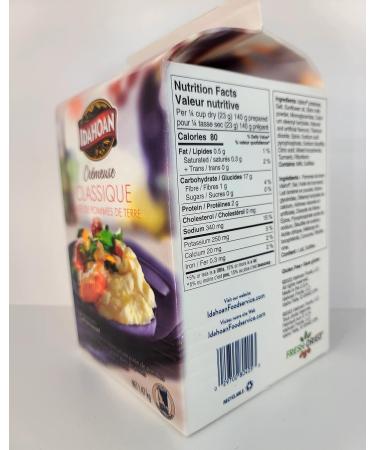 Idahoan Real Mashed Potatoes 1.47 KG - Makes 80 - 1/2 Cup Servings - Made with 100% Real Idaho Potatoes Just Add Water - Buy Online on SooperMarket.com