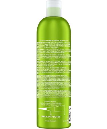 Bed Head by Tigi Urban Antidotes Re-Energise Daily Shampoo and Conditioner 2 x 750 ml & 750ml Pack of 2 - Urban Antidotes Recovery Moisture Shampoo And Conditioner Set - Buy Online on SooperMarket.com
