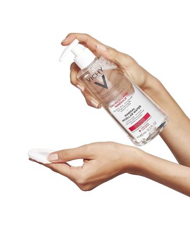 Vichy Puret Thermale One Step Micellar Water 13.52 Fl. Oz - Alcohol Free Makeup Remover & Toner with Vitamin B5 for Sensitive Skin - Buy Online on SooperMarket.com