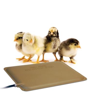 K&H Pet Products Thermo-Peep Heated Pad Tan Petite 9 X 12 Inches