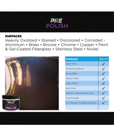 Rolite RPPMP45zCP Pre Polish & Metal Polish - Ultimate Restorative Shine 4.5 Oz - International Shipping Available - Buy Online on SooperMarket.com