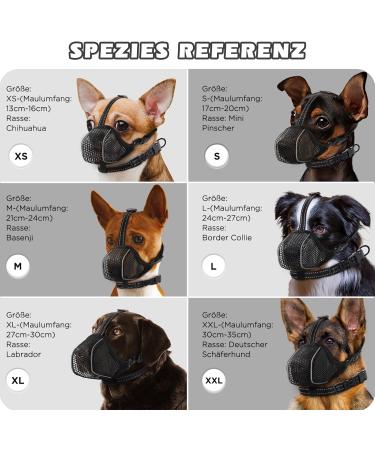 Shop Bonthee Adjustable Dog Muzzle | Soft Breathable & Reflective for Small & Medium Dogs | Perfect for Grooming & Scavenging - Buy Online on SooperMarket.com