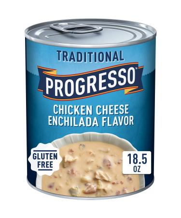 Progresso Soup, Traditional, Chicken Cheese Enchilada Flavor, Gluten Free, 18.5 oz (Pack of 12)