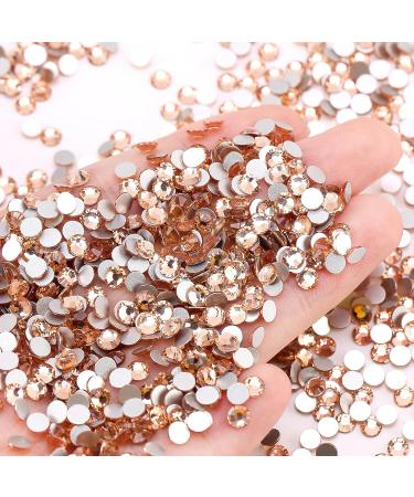 Yhmq 2160pcs Rhinestones & Nail Crystals - Champagne SS20 (4.6 & 4.8mm) for Glamorous Nail Art | International Shipping Available - Buy Online on SooperMarket.com